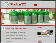 Tablet Screenshot of navbharatgases.com